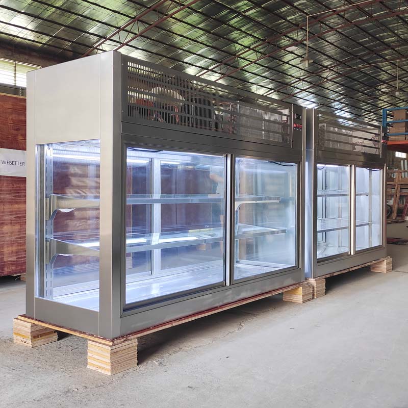 Small desktop spicy hot pot display freezer